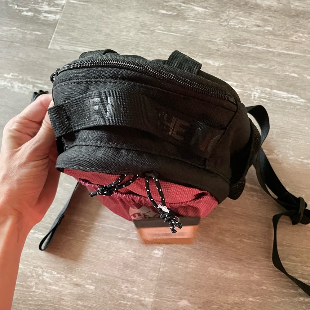 The North Face Bozer Mini Backpack - Red Violet/TNF Black (pink and black) - Picture 8 of 11